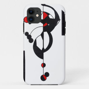 Red Geo Design Case-Mate iPhone 11 Fall Hülle