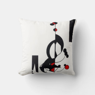 Red Geo Pillow Kissen