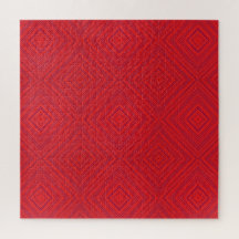 Red Geometric Diamond Muster Impossible Muster