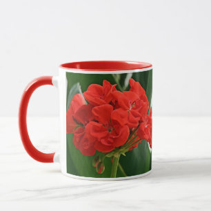 Red Geranium Tasse