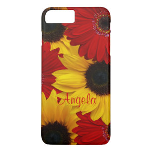 Red Gerbera Daisy Yellow Sunflower iPhone 6 Fall title_seo2