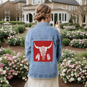 Red Ghost Dance Buffalo femmes jean veste