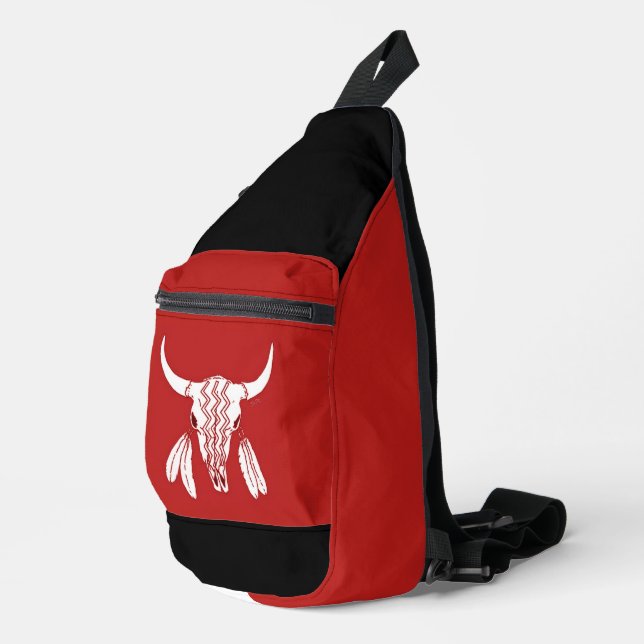 Red Ghost Dance Buffalo sac sac à dos (Coin droit)