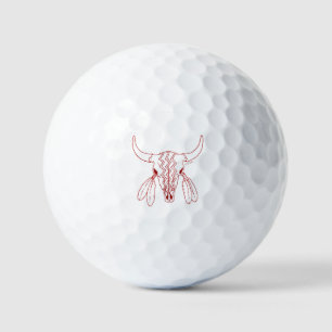 Red Ghost Dance Buffalo Wert Golfbälle 12 pk