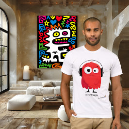 Red Ghost-Shirt | IMMERSION - nach Entwurf | Einzi T-Shirt