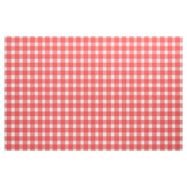 Red Gingham Design Stoff (Yard (91,4 cm))