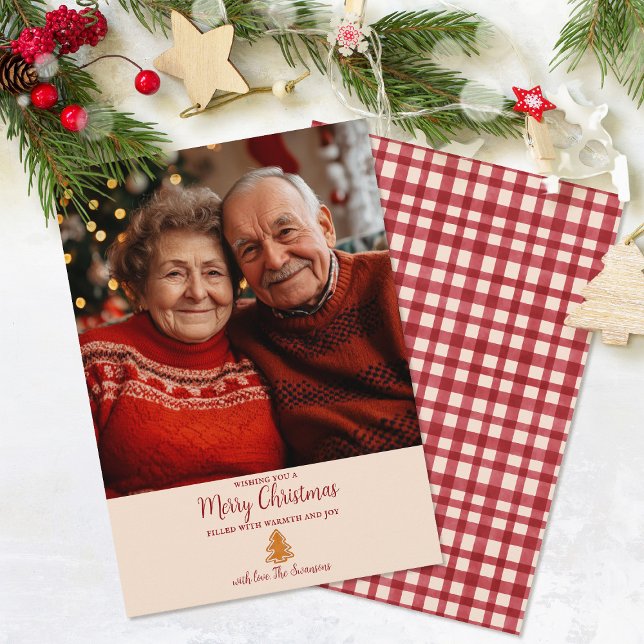 Red Gingham Gingerbread Tree 1 Foto Weihnachten (Von Creator hochgeladen)