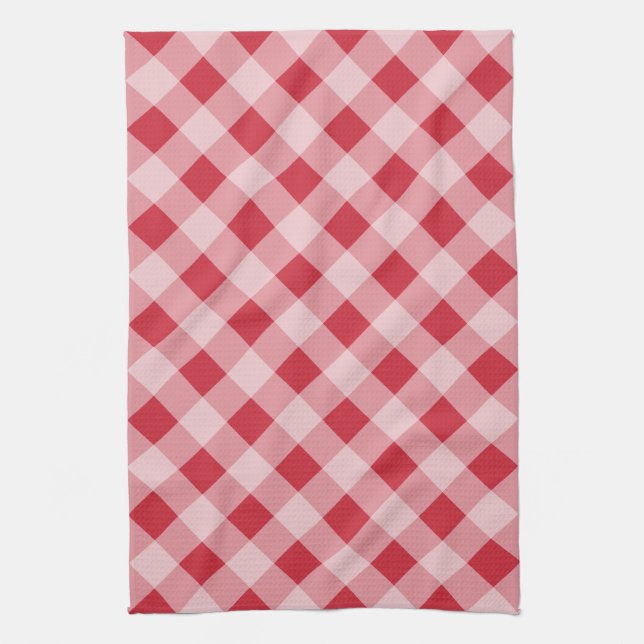 Red Gingham Kitetücher Küchentuch (Vertikal)