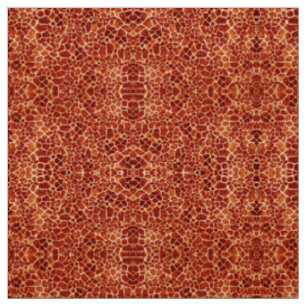 RED GIRAFFE HAUT Wildtiermuster Stoff