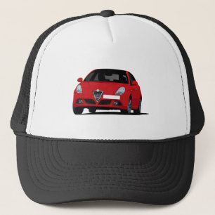 Red Giulietta Trucker Hat Truckerkappe