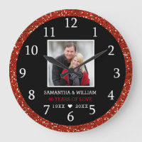 Red Glitzer 40. Ruby Wedding Anniversary Foto