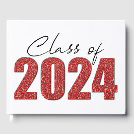 Red Glitzer Class 2024 Gästebuch