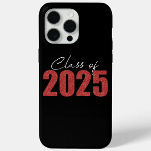 Red Glitzer Class 2025 Case-Mate iPhone Hülle