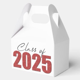 Red Glitzer Class 2025 Geschenkschachtel
