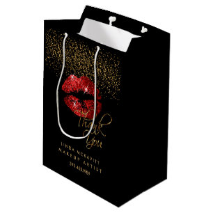 Red Glitzer Lipstick - Vielen Dank Mittlere Geschenktüte