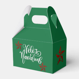 Red Glitzer Weihnachtsstern Geschenkschachtel