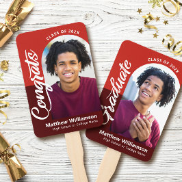 Red Glückwunschs Grad 2 Fotos Arch Bold Script Ret Fächer