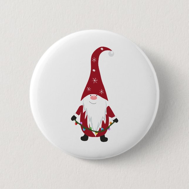 Red Gnome Button (Vorderseite)