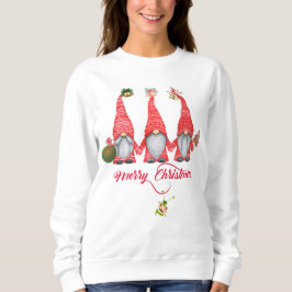 RED GNOMES SWEATSHIRT
