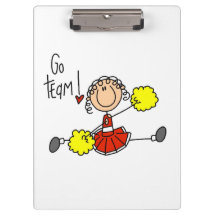 Red Go Team Cheerleader