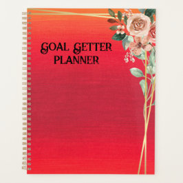 Red Goal Getter Planner Planer