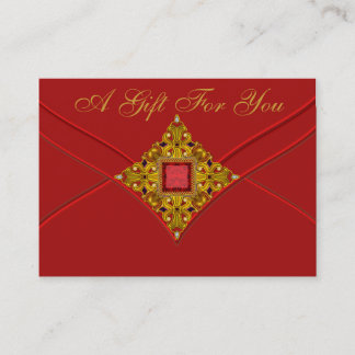 Red Gold Business Geschenkgutscheine Rabattkarte
