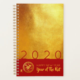 Red Gold Chinese Rat papier coupé 2020 moderne SP