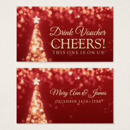 Red Gold Christmas Drink Gutschein