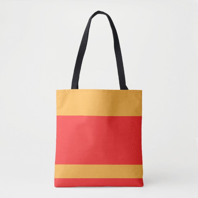 Red Gold Color Block  Tasche (Vorderseite)