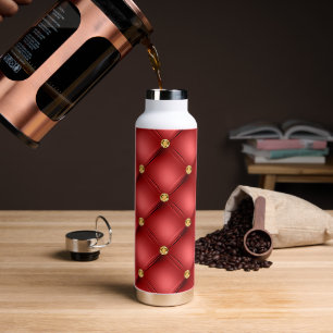 Red Gold Diamond Wasserflasche Trinkflasche