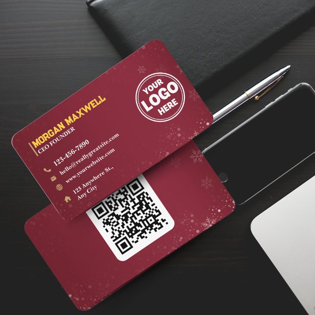 Red Gold Diamonds Luxury CEO & Founder Visitenkarte (Red Gold Diamonds Luxury CEO & Founder Business Card)