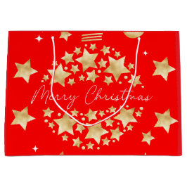 Red Gold große Weihnachtsgeschenk Große Geschenktüte