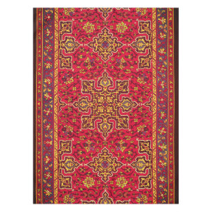 Red & Gold Persian Rug Tischdecke