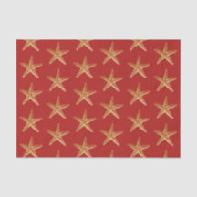 Red Gold Starfish Küste Strand Weihnachtsfeiertag