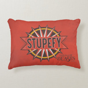 Red & Gold Stupefy Spell Graphic Dekokissen