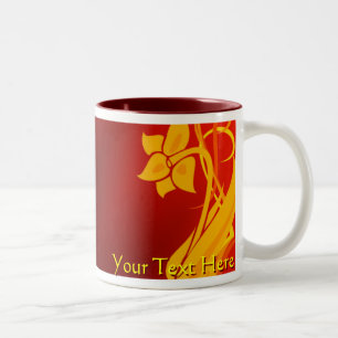 Red & Gold Tasse