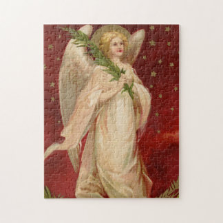 Red Gold Viktorianischer Weihnachtsangel