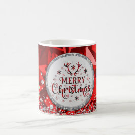 Red Gorgeous Emerald Frohe Weihnachten Kaffeetasse