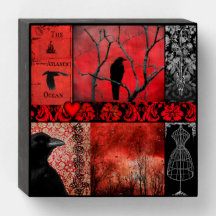 Red Gothic Collage