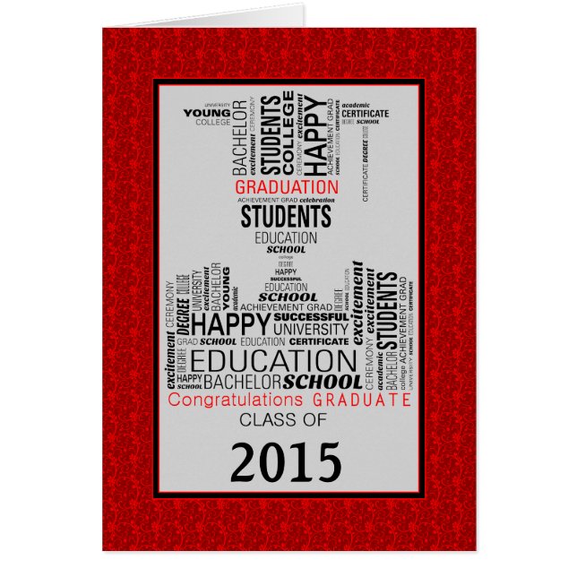 Red Graduate Collage (Vorne)