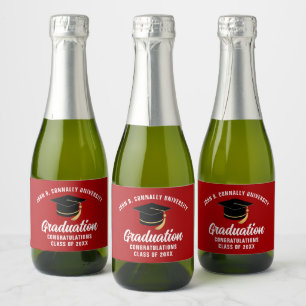 Red Graduation Party Personalisiert