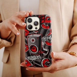 Red Graffiti Style iPhone   iPhone 14 Case-Mate Hülle