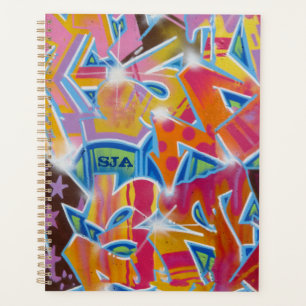 Red Graffiti Weekly/Monthly Planner Planer