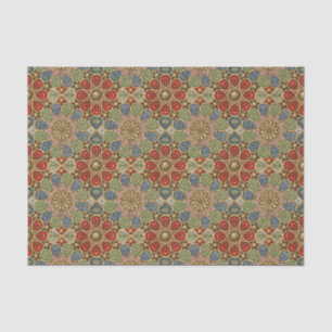 Red Green Blue Imitate Gold Arabic Art Patches Seidenpapier