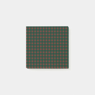 Red Green Buffalo Kariert Hloliday Post-it Klebezettel