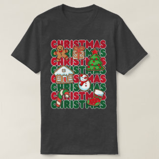 Red Green Christmas Detection Graphics T-Shirt