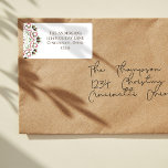 Red Green Christmas Personalisiert Adressaufkleber<br><div class="desc">Mit diesen modernen Rücksendeadressen-Aufklebern können Sie Ihre Urlaubskorrespondenz erweitern, indem Sie in einer minimalistisch-einfachen Vorlage einen eigenen Familiennamen vorstellen. Das festliche Rot-Grün-Design wird mit einer bezaubernden Weihnachtsillustrierung und einer einzigartigen Mandala für eine zeitgenössische Drehung gepaart. Mit stilvoller Typografie und einem einfachen, sauberen Layout fügen diese individuellen Etiketten Ihrer saisonalen Post...</div>