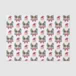 Red Green Christmas Santa Claus Seidenpapier<br><div class="desc">Red Green Christmas Santa Claus</div>