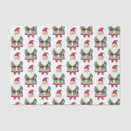 Red Green Christmas Santa Claus Seidenpapier