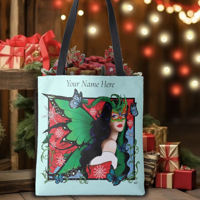 Red Green Christmas Solstice Fairy Tasche (Von Creator hochgeladen)